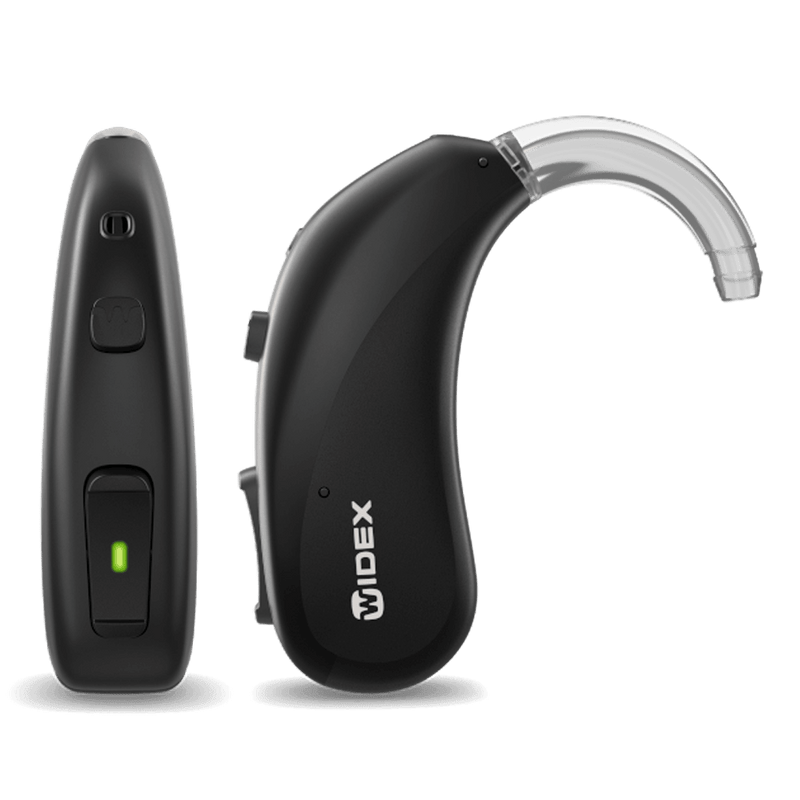Widex Hörgerät 440 / Batterie / Schwarz Sonderangebot: Widex Moment RIC
